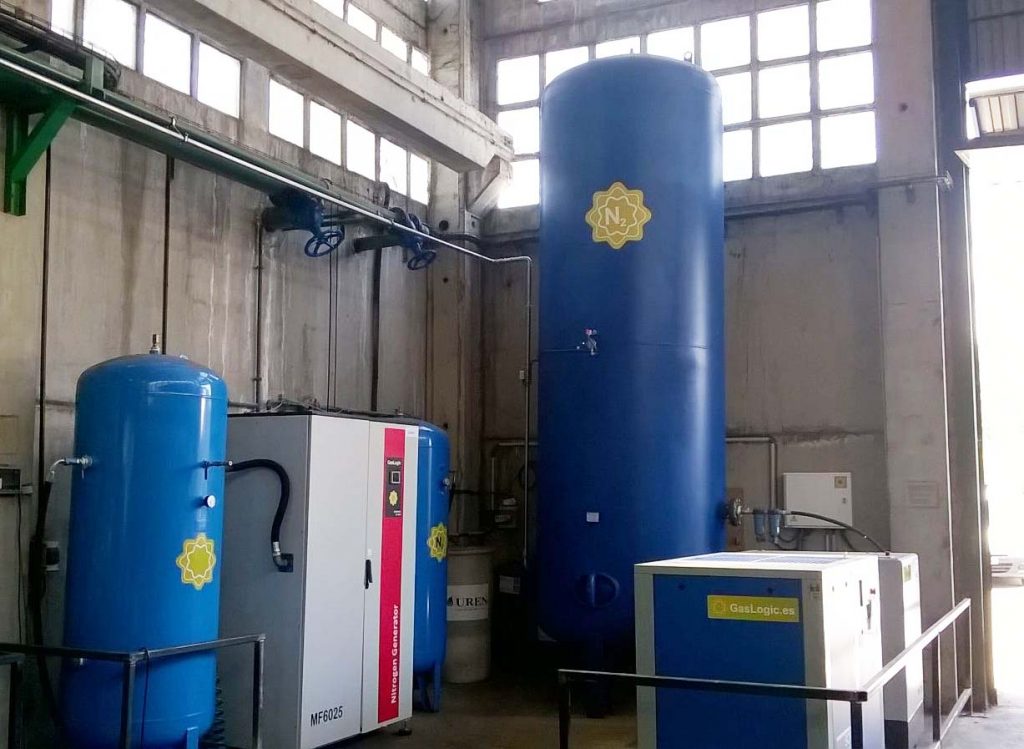 Instalación de generación de nitrógeno Gaslogic