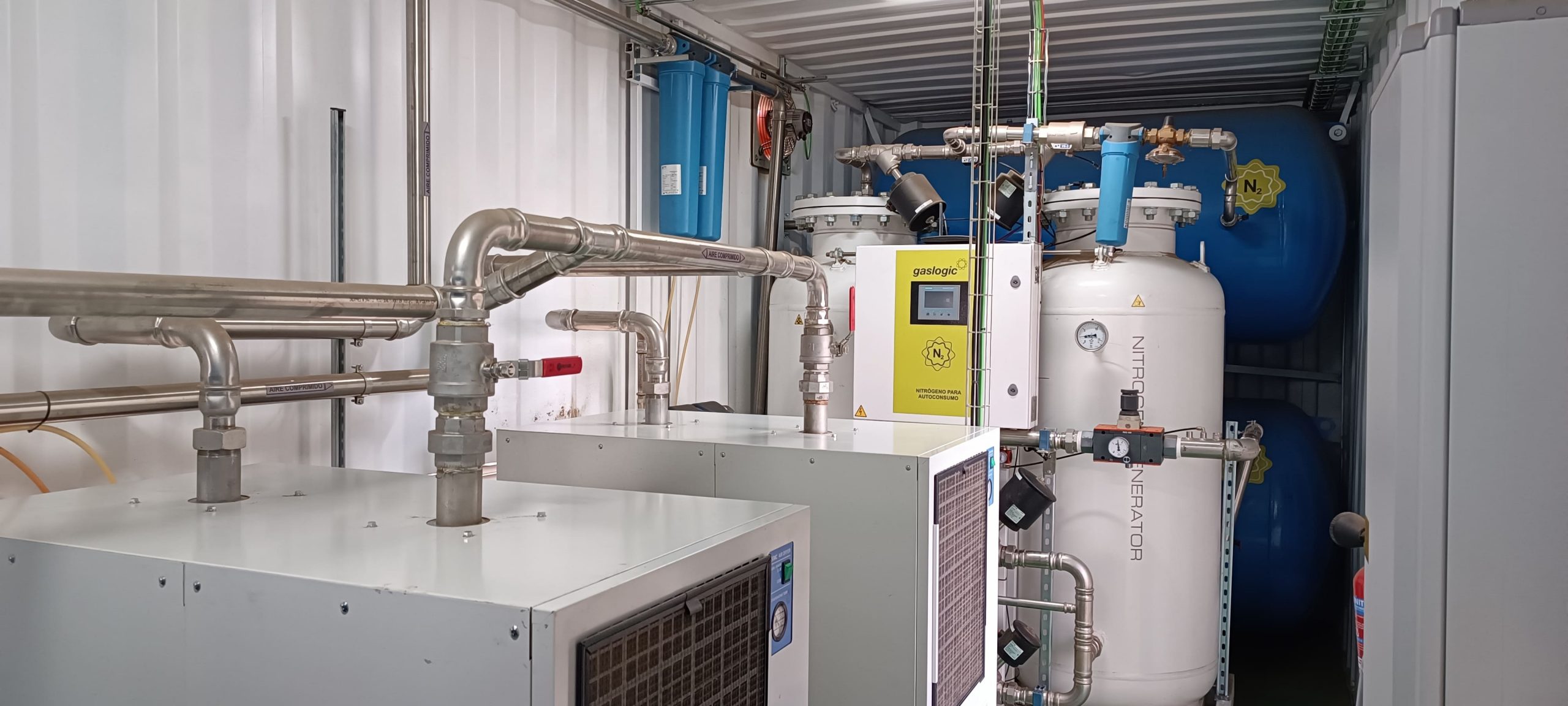 nitrogeno in situ con nitrogenera